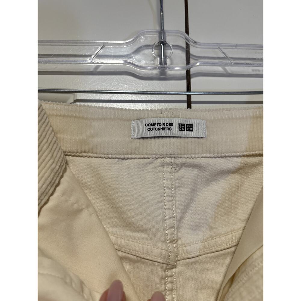 UNIQLO Corduroy Mini Skirt Beige L - Picture 5 of 7